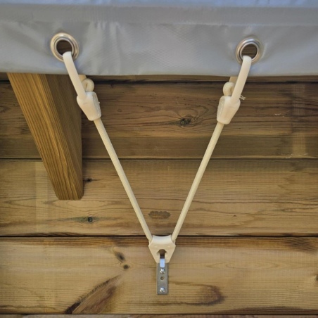 Winterabdeckung  7.46 x 4.13 m für Pool BAS7305