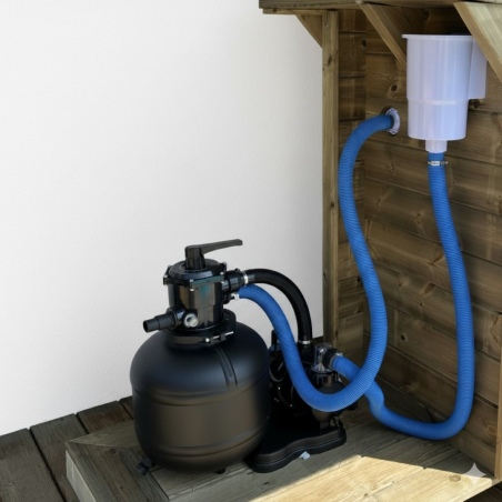 Filtersystem 365 mm mit 450 W Pumpe, für Pools bis 30 m³