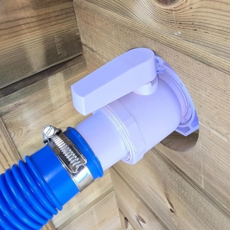 1-Wege-Kugelventil für Pool Ø38 mm