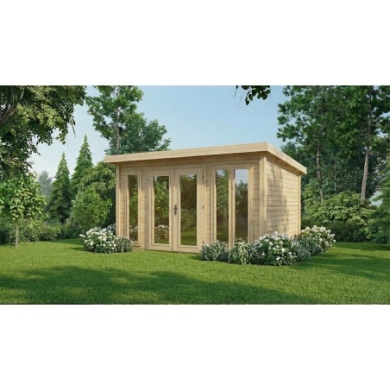 Gartenhaus, Gerätehaus Kira 4,04x3,09m - 12m2 - 34mm