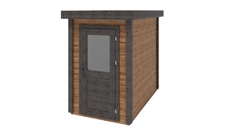 Gartenhaus, Gerätehaus Mira 1.59x2.59m - 4.11m2 - 28mm - Imprägniert