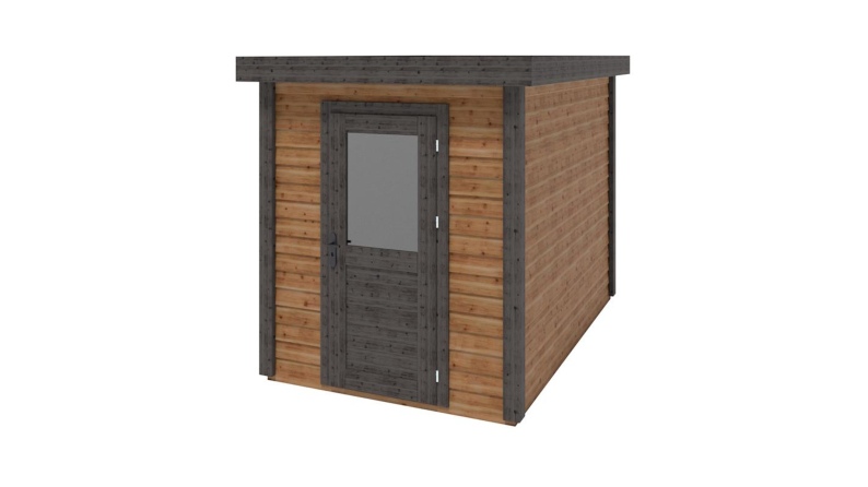 Gartenhaus, Gerätehaus Vala 2.09x3.09m - 6.46m2 - 28mm - Imprägniert