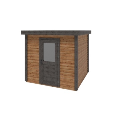 Gartenhaus, Gerätehaus Rava 2.59x2.59m - 6.71m2 - 28mm - Imprägniert