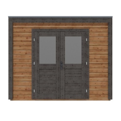 Gartenhaus, Gerätehaus Sora 3.09x3.09m - 9.55m2 - 28mm - Imprägniert