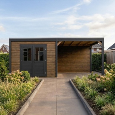 Gartenhaus, Gerätehaus Sora 6.06x3.09m - 18.73m2 - 28mm - Imprägniert