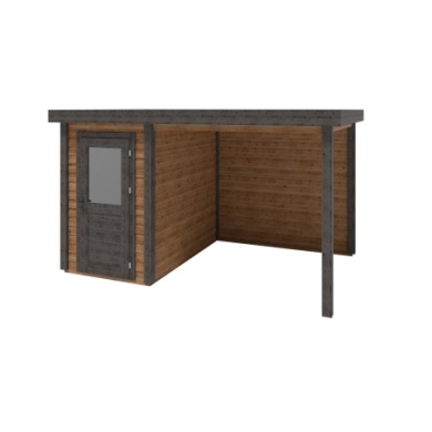 Gartenhaus, Gerätehaus Mira 4.06x2.59m - 10.51m2 - 28mm - Imprägniert