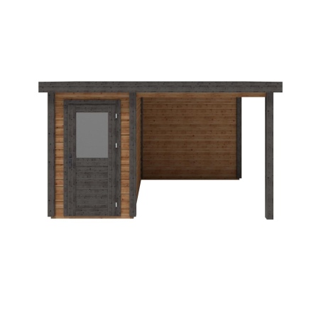 Gartenhaus, Gerätehaus Mira 4.06x2.59m - 10.51m2 - 28mm - Imprägniert