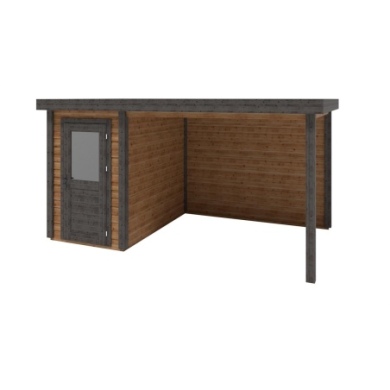 Gartenhaus, Gerätehaus Mira 4.56x2.59m - 11.81m2 - 28mm - Imprägniert