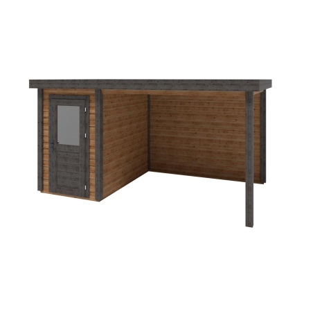 Gartenhaus, Gerätehaus Mira 4.56x2.59m - 11.81m2 - 28mm - Imprägniert