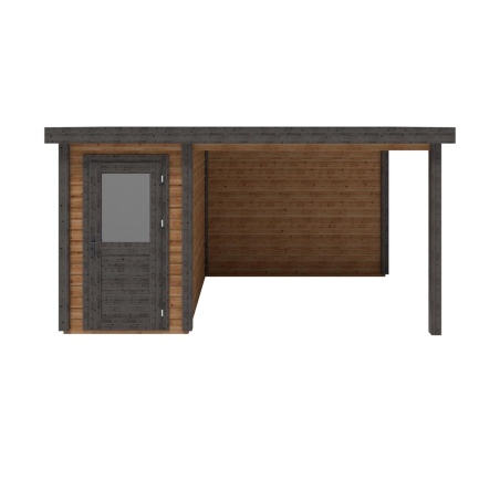 Gartenhaus, Gerätehaus Mira 4.56x2.59m - 11.81m2 - 28mm - Imprägniert