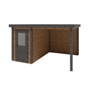 Gartenhaus, Gerätehaus Mira 4.06x3.09m - 12.54m2 - 28mm - Imprägniert