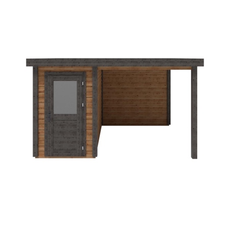 Gartenhaus, Gerätehaus Mira 4.06x3.09m - 12.54m2 - 28mm - Imprägniert