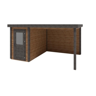 Gartenhaus, Gerätehaus Mira 4.56x3.09m - 14.09m2 - 28mm - Imprägniert