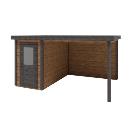 Gartenhaus, Gerätehaus Mira 4.56x3.09m - 14.09m2 - 28mm - Imprägniert