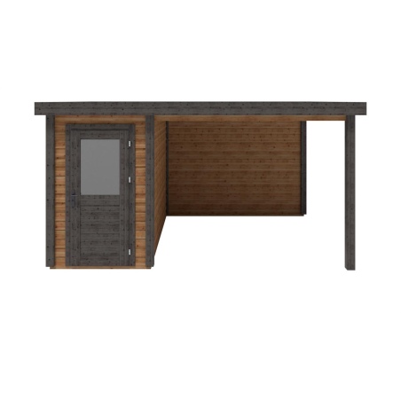 Gartenhaus, Gerätehaus Mira 4.56x3.09m - 14.09m2 - 28mm - Imprägniert