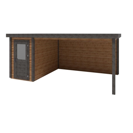 Gartenhaus, Gerätehaus Mira 5.56x3.09m - 17.18m2 - 28mm - Imprägniert