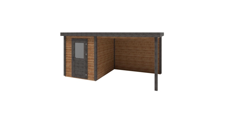 Gartenhaus, Gerätehaus Vala 5.06x2.59m - 13.1m2 - 28mm - Imprägniert