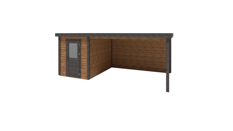 Gartenhaus, Gerätehaus Vala 6.06x3.09m - 18.72m2 - 28mm - Imprägniert