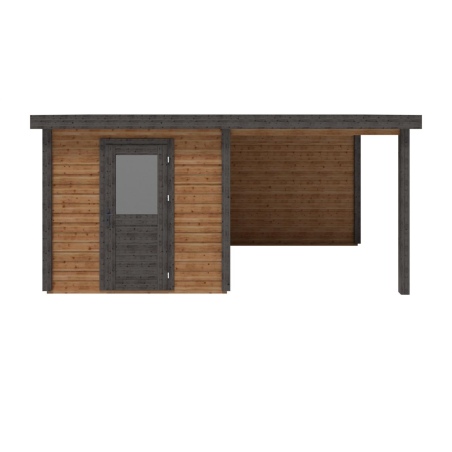 Gartenhaus, Gerätehaus Rava 5.06x2.59m - 13.1m2 - 28mm - Imprägniert