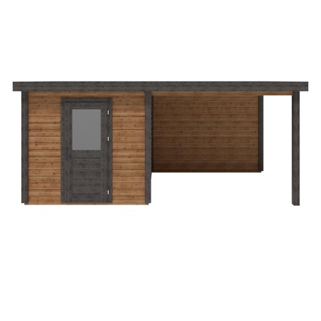 Gartenhaus, Gerätehaus Rava 5.56x2.59m - 14.4m2 - 28mm - Imprägniert