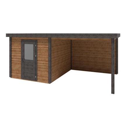 Gartenhaus, Gerätehaus Rava 5.56x3.09m - 17.18m2 - 28mm - Imprägniert