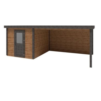 Gartenhaus, Gerätehaus Rava 6.56x3.09m - 20.27m2 - 28mm - Imprägniert