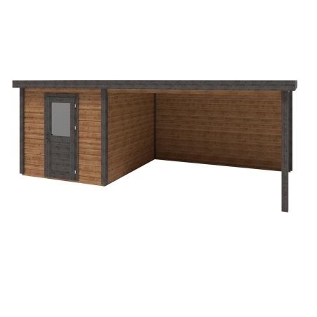 Gartenhaus, Gerätehaus Rava 6.56x3.09m - 20.27m2 - 28mm - Imprägniert