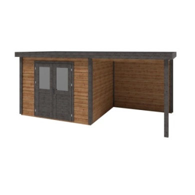 Gartenhaus, Gerätehaus Aura 5.56x2.59m - 14.4m2 - 28mm - Imprägniert