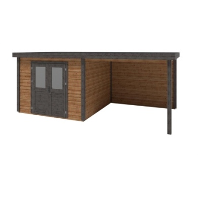 Gartenhaus, Gerätehaus Aura 6.06x3.09m - 18.72m2 - 28mm - Imprägniert