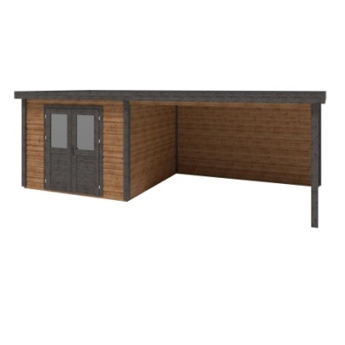 Gartenhaus, Gerätehaus Aura 7.06x3.09m - 21.81m2 - 28mm - Imprägniert