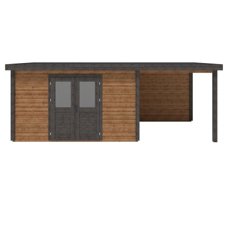 Gartenhaus, Gerätehaus Freya 7.06x4.09m - 28.87m2 - 28mm - Imprägniert