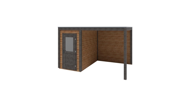 Gartenhaus, Gerätehaus Veya 4.06x2.59m - 10.52m2 - 28mm - Imprägniert