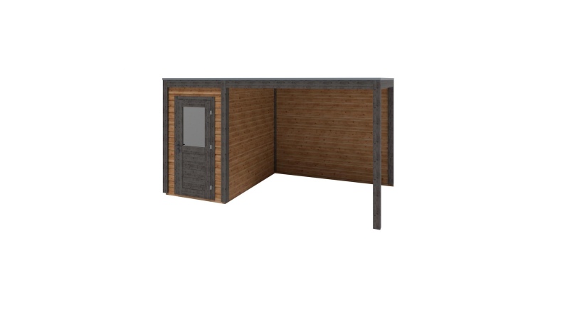 Gartenhaus, Gerätehaus Veya 4.56x2.59m - 11.81m2 - 28mm - Imprägniert