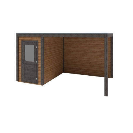 Gartenhaus, Gerätehaus Veya 4.56x2.59m - 11.81m2 - 28mm - Imprägniert