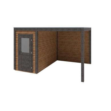 Gartenhaus, Gerätehaus Veya 4.06x3.09m - 12.55m2 - 28mm - Imprägniert