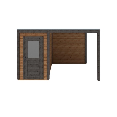 Gartenhaus, Gerätehaus Veya 4.06x3.09m - 12.55m2 - 28mm - Imprägniert