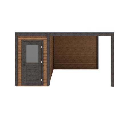 Gartenhaus, Gerätehaus Veya 4.56x3.09m - 14.09m2 - 28mm - Imprägniert