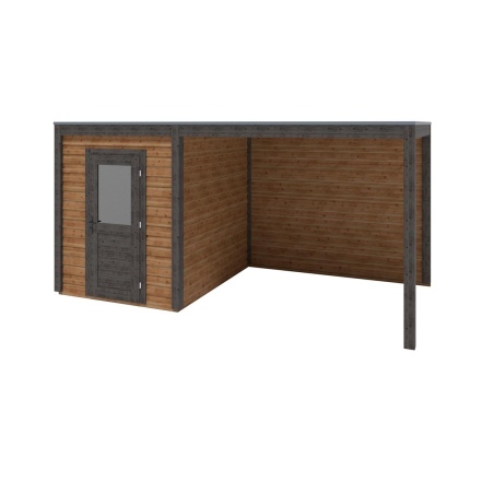 Gartenhaus, Gerätehaus Luma 5.06x2.59m - 13.11m2 - 28mm - Imprägniert