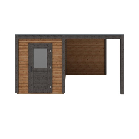 Gartenhaus, Gerätehaus Luma 4.56x3.09m - 14.09m2 - 28mm - Imprägniert