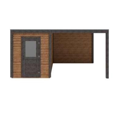 Gartenhaus, Gerätehaus Luma 5.06x3.09m - 15.64m2 - 28mm - Imprägniert