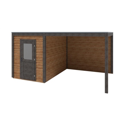 Gartenhaus, Gerätehaus Luma 5.06x3.09m - 15.64m2 - 28mm - Imprägniert