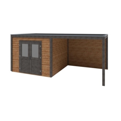 Gartenhaus, Gerätehaus Sora 6.06x3.09m - 18.73m2 - 28mm - Imprägniert