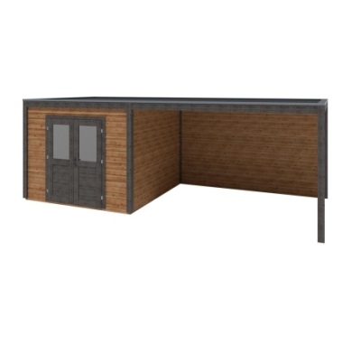 Gartenhaus, Gerätehaus Sora 7.06x3.09m - 21.82m2 - 28mm - Imprägniert