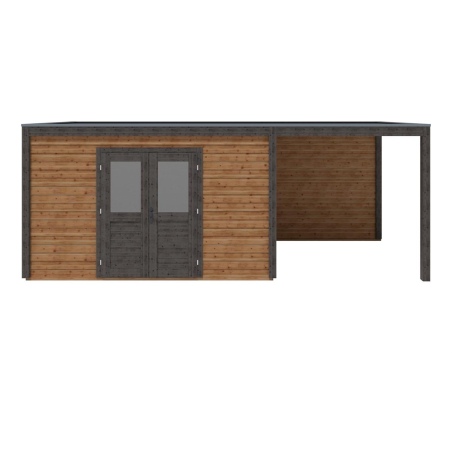 Gartenhaus, Gerätehaus Nova 6.56x2.59m - 16.99m2 - 28mm - Imprägniert