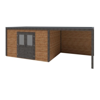 Gartenhaus, Gerätehaus Nova 7.06x3.09m - 21.82m2 - 28mm - Imprägniert