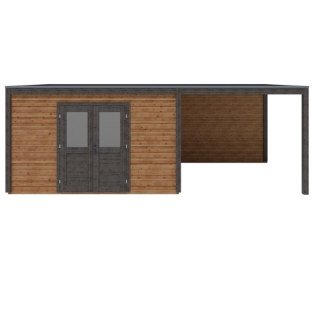 Gartenhaus, Gerätehaus Nova 7.06x3.09m - 21.82m2 - 28mm - Imprägniert