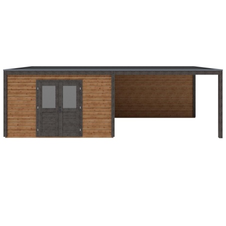 Gartenhaus, Gerätehaus Nova 8.06x3.09m - 24.91m2 - 28mm - Imprägniert