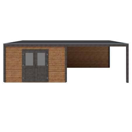 Gartenhaus, Gerätehaus Nova 8.06x4.09m - 32.96m2 - 28mm - Imprägniert