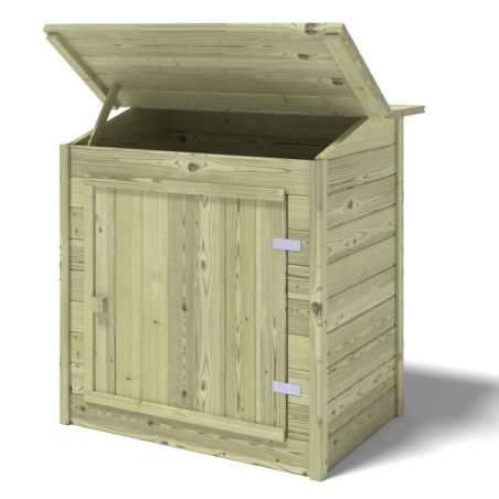 Holzschrank für Poolfilteranlage 1.2 x 0.84 – H.1.16 m. Imprägniert