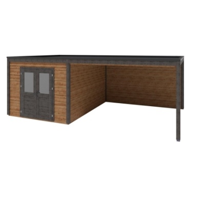 Gartenhaus, Gerätehaus Sora 7.06x4.09m - 28.87m2 - 28mm - Imprägniert